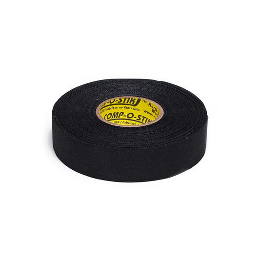Comp-o-stik Tygtejp Hockey – Vit / Svart, Smal / Bred