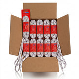 Tex-Style RED Performance Skridskosnören – Slim Wax | Kartong 36 par