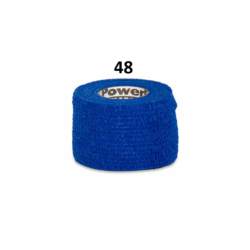 Powerflex Grepptejp Hockey 38 mm – Elastisk tejp i flera färger - Kartong
