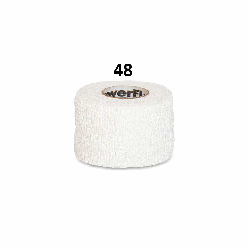 Powerflex Grepptejp Hockey 38 mm – Elastisk tejp i flera färger - Kartong