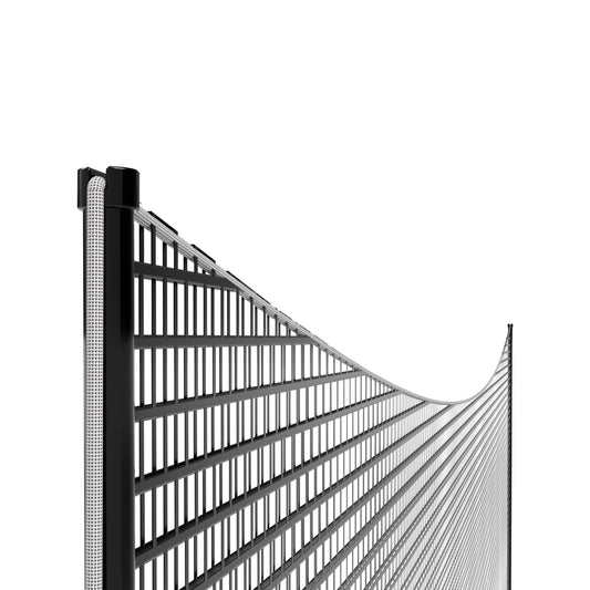 UNITE Skyddsnät Hockey – Komplett backstop med ram, stolpar & nät